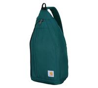 Carhartt Unisex's Durable Sling Bag, Side Release Buckle, Tablet Sleeve and Adjustable Strap, Crossbody Backpack (Greenstone), One Size