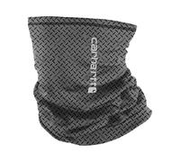 Carhartt Unisex's Force Heavyweight Neck Gaiter, Steel Plate Print-Grey Cloud/Black, One Size