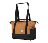 Carhartt Unisex's Horizontal Zip Classic Laptop Tote Bag, Durable Water Repellent Material W/ 17" Tablet Sleeve Brown, One Size