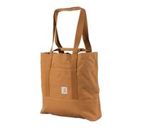 Carhartt Unisex's Vertical 18l Tote Bag, Firm Duck Cotton Material W/Hand and Shoulder Straps Brown, One Size