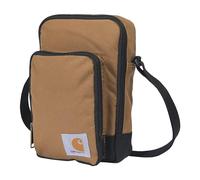 Carhartt Unisex's Zip, Durable, Adjustable Crossbody Bag with Zipper Closure Brown, One Size