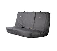 Carhartt Universal Nylon Duck Canvas Automotive Bench Seat Covers, Durable Fitted Full-Size Bench Seat Protection with Rain Defender, Gravel