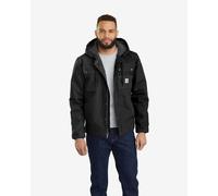 Carhartt Washed Duck Bartlett hooded jacket black - S