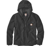 Carhartt Men's Relaxed Fit Washed Duck Sherpa-Lined Jacket Work Utility Outerwear, Brown, L