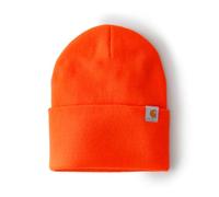 Carhartt Men's Knit Cuffed Beanie 104597, Brite Orange, One size