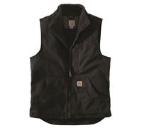 Carhartt Workwear 104277 Washed Duck Lined Mock Neck Vest Black Size: L