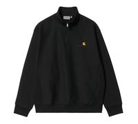 Carhartt Wip Mens Black Logo-embroidered Cotton-blend Sweatshirt L