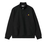 Carhartt Wip Black Half Zip American Script Sweatshirt