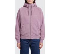 CARHARTT WIP Abstract Print Cotton Zip-Up Hoodie with Pouch Pockets - Size: S - female
