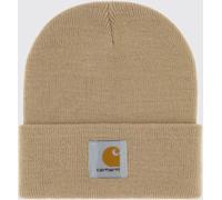 CARHARTT WIP Acrylic Beanie Hat with Cuffed Brim and Embroidered Logo - Size: OS - male