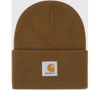 CARHARTT WIP Acrylic Beanie Hat with Embroidered Logo and Turn-Up - Size: OS - male