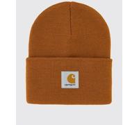 CARHARTT WIP Acrylic Beanie Hat with Embroidered Logo and Turn-Up - Size: OS - male