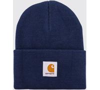 CARHARTT WIP Acrylic Beanie Hat with Embroidered Logo and Turn-Up - Size: OS - male