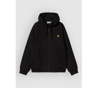 Carhartt WIP - Hooded American Script Black - Zipper - black - XXL - 80% Cotton, 20% Polyester XXL