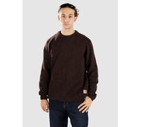 Carhartt WIP - Blended wool jumper - Anglistic Sweater Speckled Tobacco for Men in Wool - Size L - Brown Brown L