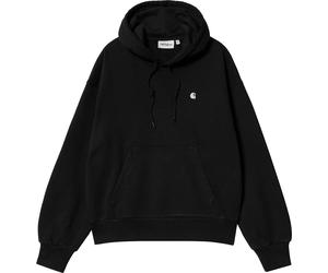 Carhartt WIP - Balloon fit sweatshirt - W' Hooded Casey Sweatshirt Black Silver for Women - Size M Black M