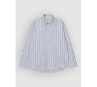 Carhartt WIP - Beale Stripe/Gentle Blue/White - Shirt - blue - XL - 100% Cotton XL