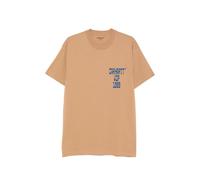 Carhartt WIP Blocks logo-print T-shirt - Brown S-M-L