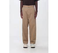 CARHARTT WIP Brady Wide Leg Cotton Trousers with Rear Logo - Size: XL - male