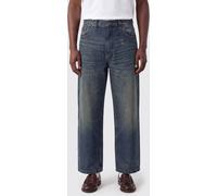 CARHARTT WIP Brandon Mid-Rise Wide-Leg Five-Pocket Jeans in Cotton Denim - Size: S - male