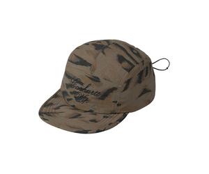Carhartt WIP - Breathable, lightweight cap - Unisex - Travon Cap - Travon Cap Duck Feather Print Cypress Black for Men in Nylon - Brown Brown one size