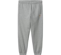 Carhartt WIP - Brushed fleece tracksuit bottoms - Chase Sweat Pant Grey Heather Gold for Men - Size L Grey L