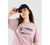 Carhartt WIP Bumper Sticker T-Shirt hortensia XS