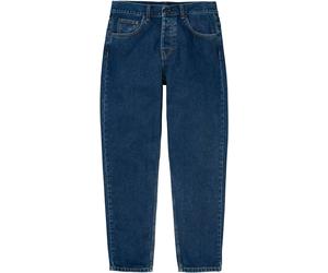 Carhartt WIP - Casual organic cotton jeans - Newel Pant Denim Blue Stone Washed for Men - Size 29 US Blue 29 US