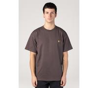 Carhartt WIP - Chase Shale/Gold - T-Shirt - grey - S - 100% Cotton S