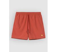 CARHARTT WIP CHASE OXIDE RED SWIM TRUNKS L