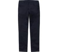 Carhartt WIP - Chinos - Sid Trousers Lamar Stretch Twill Dark Navy Rinsed for Men - Size 29 US Navy 29 US