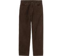 Carhartt WIP - Classic-cut velvet pants - Aaron Pant Tobacco Rinsed for Men - Size 30 US - Brown Brown 30 US