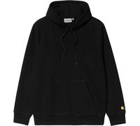 Carhartt WIP - Comfortable hooded sweatshirt - Hooded Chase Sweat Black Gold for Men - Size M Black M