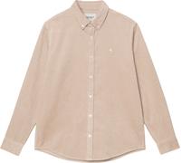 Carhartt WIP - Corduroy shirt - L/S Madison Cord Shirt Wall for Men - Size XL - Beige Beige XL