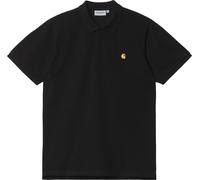 Carhartt WIP - Cotton Polo shirt - S/S Chase Pique Polo Black / Gold for Men - Size S Black S
