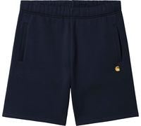 Carhartt WIP - Cotton shorts - Chase Sweat Short Dark Navy / Gold for Men - Size L Navy L