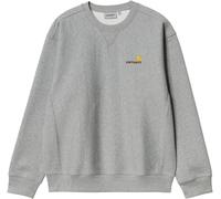 Carhartt WIP - Cotton Sweatshirt - American Script Sweat Grey Heather for Men - Size XL Grey XL