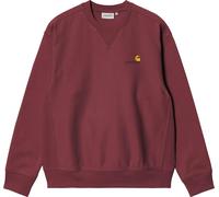 Carhartt WIP - Cotton Sweatshirt - American Script Sweat Rondo for Men - Size S - Burgundy Burgundy S