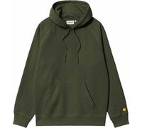 Carhartt WIP - Cotton Sweatshirt - Hooded Chase Sweat Olive / Gold for Men - Size XL - Khaki Khaki XL