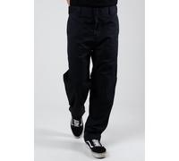 Carhartt WIP - Craft Rinsed Black - Pants - black - W36 - 65% Polyester, 35% Cotton W36