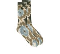 CARHARTT WIP CUSCO TIE-DYE GREEN SOCKS One Size