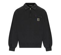 CARHARTT WIP DETROIT HALF ZIP BLACK SWEATSHIRT XS