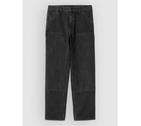 Carhartt WIP - Double Knee Stone Washed Black - Jeans - black - W32 / L32 - 100% Cotton W32 / L32