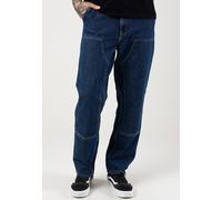 Carhartt WIP - Double Knee Stone Washed Blue - Jeans - blue - W36 / L34 - 100% Cotton W36 / L34