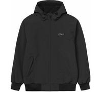 Carhartt WIP - Fleece jacket - Hooded Sail Jacket Black / White for Men - Size M Black M