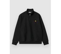 Carhartt Wip Black Half Zip American Script Sweatshirt