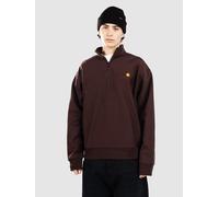 Carhartt WIP Half Zip American Script Half-Zip Sweater palisander L