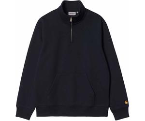 Carhartt WIP - Half zip Sweatshirt - Chase Neck Zip Sweat Dark Navy / Gold for Men - Size S Navy S