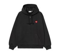 Carhartt - Zip-up sweatshirt - Hooded Heart II Hartt Sweat Jacket Black for Men - Size L Black