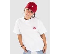 CARHARTT WIP W' S/S HEART PATCH WHITE T-SHIRT S